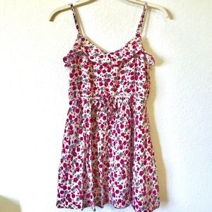Custom made Pink Floral Sun Dress